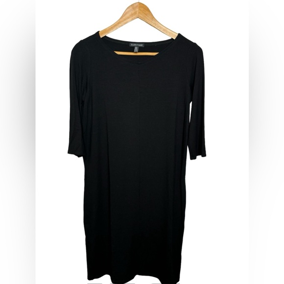 Eileen Fisher Dresses & Skirts - Eileen Fisher classic little black dress midi luxury
